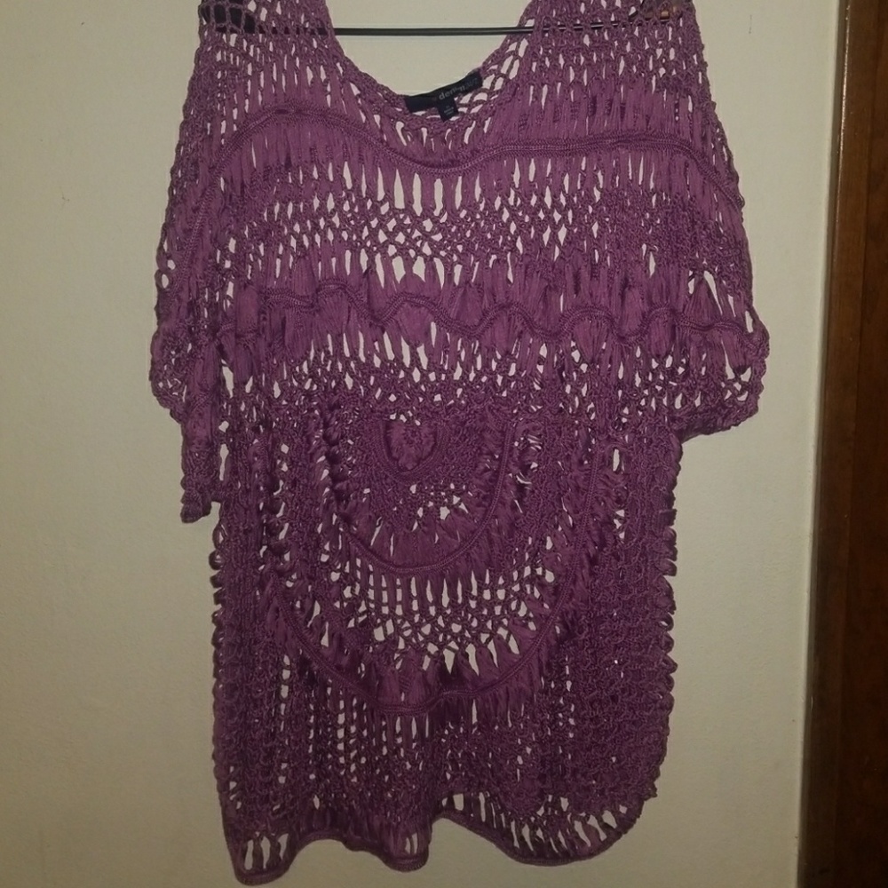 Crochet style top